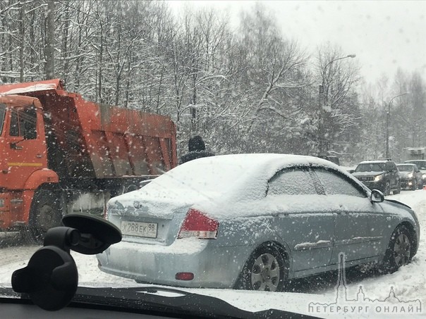 Выборгское шоссе, Осиновая Роща, по направлению в область.