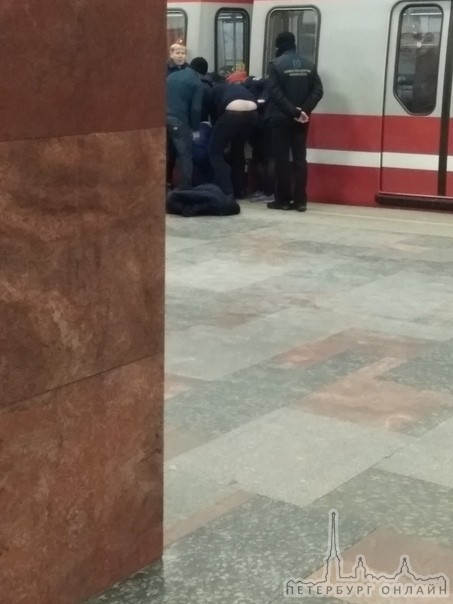 На станции Ленинский проспект по направлению в Девяткино под поезд попал мужчина.