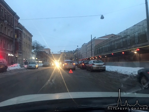 ДТП с такси на Звенигородской 7