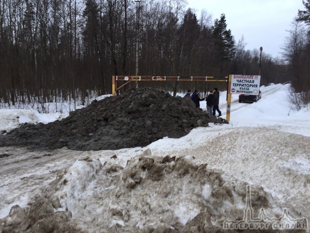 Левашовское шоссе у п. Горская.