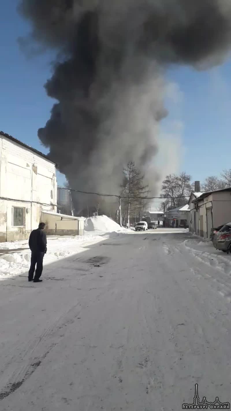 Пожар на Митрофаньевское шоссе