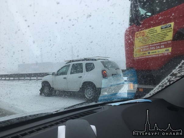 Массовое дтп кад, недоезжая до вантового в сторону мурманки