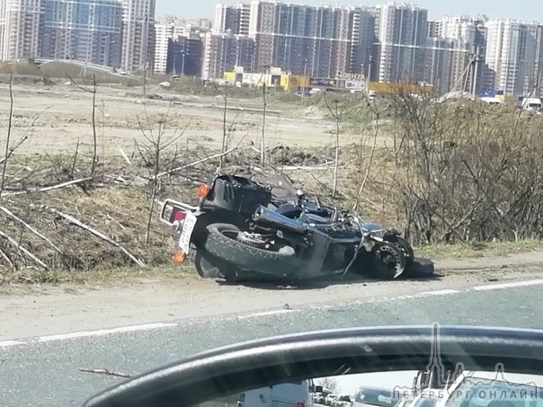 В Новосергеевке произошло ДТП с машиной и мотоциклом,