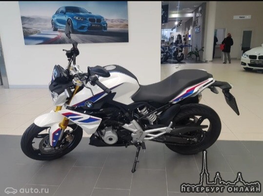 2 мая из гаражей около рынка Юнона был украден мотоцикл BMW G310r белого цвета, 2016 года выпуска