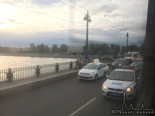 ДТП на Ушаковском мосту.