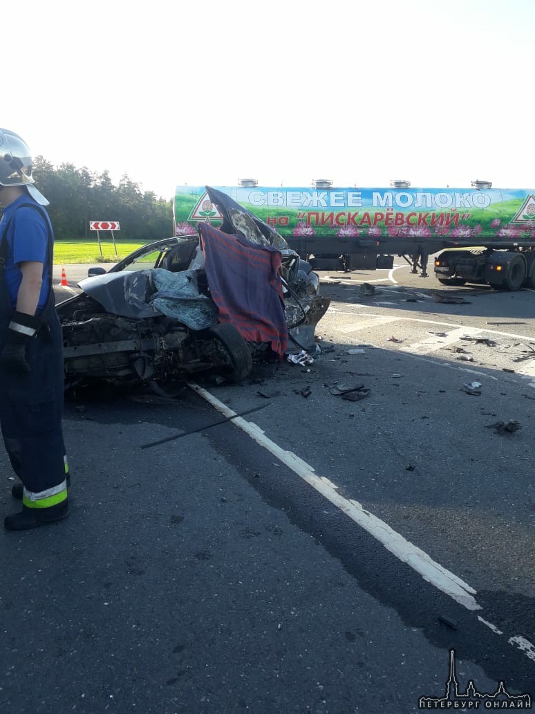 23 марта в 18:15 на трассе Р-23 Псков Санкт-Петербург, авария произошла на 149 км направления на П...