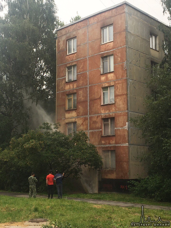 На Костюшко у дома 24 Прорвало трубу магистральной холодной воды. Бьет в окна первого этажа и в тран...