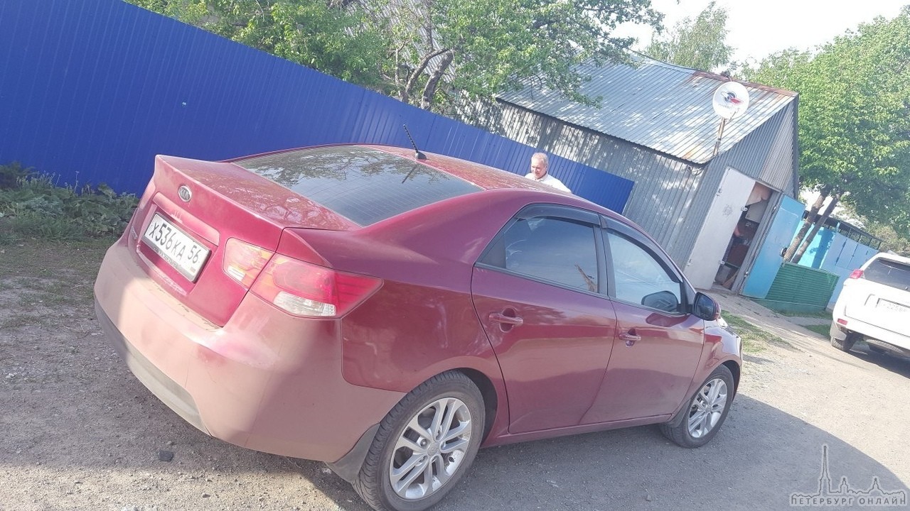 31 июля временной интервал 7.15-18.30 от метро Парнас был угнан автомобиль Kia Cerato красного цвета...