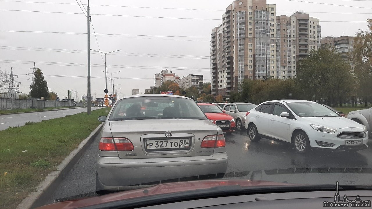 Перекрыт участок северного проспекта до улицы Вавилова. От светлановского по северному дальше не про...