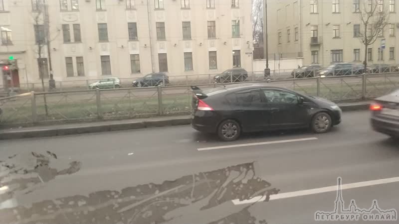 У заправки Neste на Московском проспекте, в сторону центра, после поворота на Малую Митрофаньевскую,...