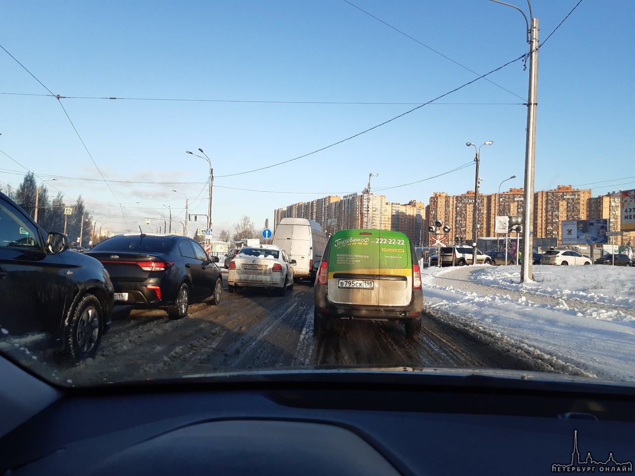 В расширенном очке дьявола произошла какая то аномалия и теперь из Кудрово очень сложно выехать.