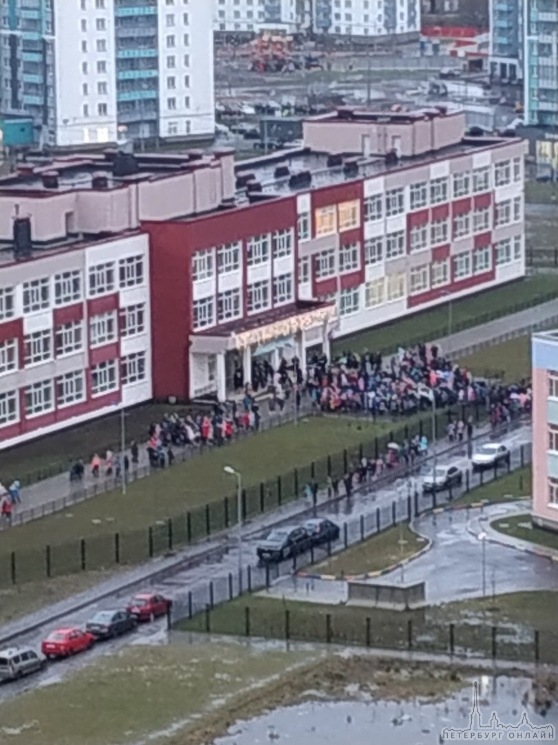 Школьные Эвакуации: 147 школа Красногвардейского района 292 школа Фрунзенского района эвакуирован...