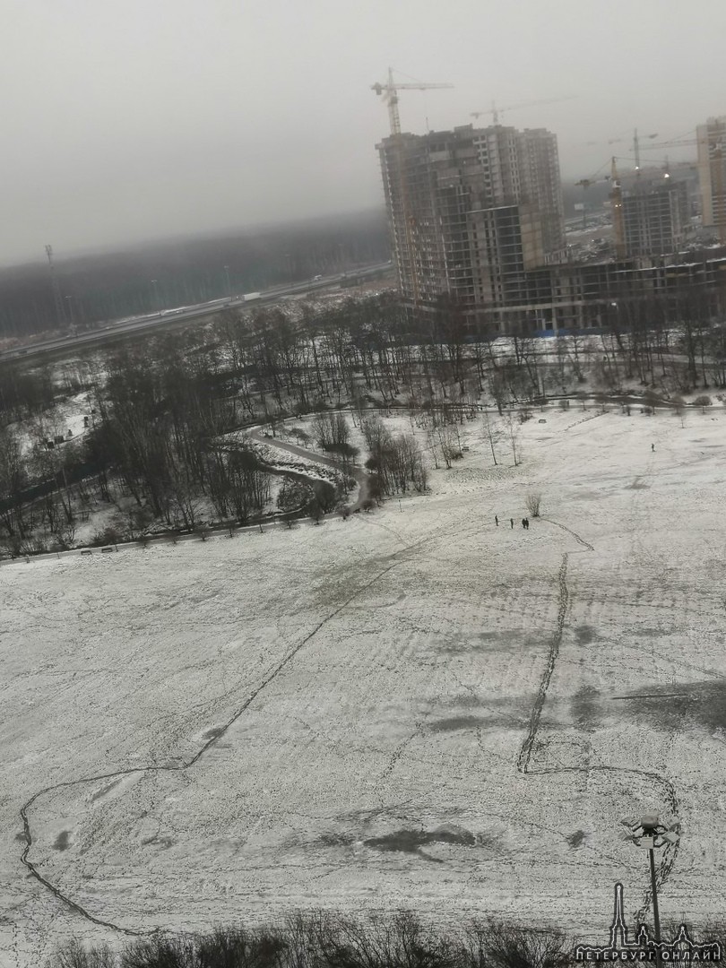 Жители Кудрово показали «фак» инопланетянам. Масштабное произведение стрит-арта появилось сегодня в ...