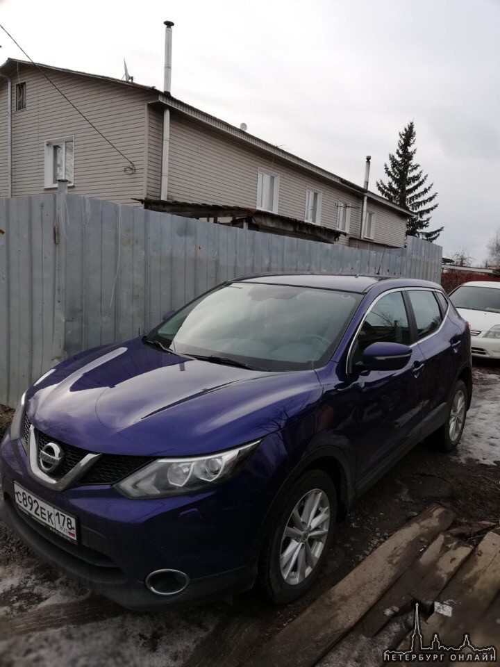 19 февраля в 22:50 с Бульвара Новаторов от дома 32 был угнан автомобиль Nissan Qashqai синего цвета ...