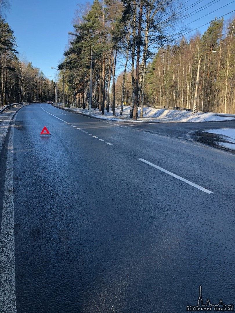 В 11 утра 29 февраля на Приморское шоссе 47 по направлению от Лисьего носа в Ольгино (напротив автоз...