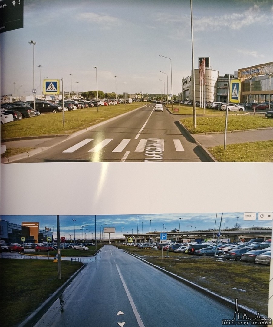 Видеозапись аварии возле Ленты на Пулковском, где BMW Х7 объезжал по встречной полосе очередь в Макд...