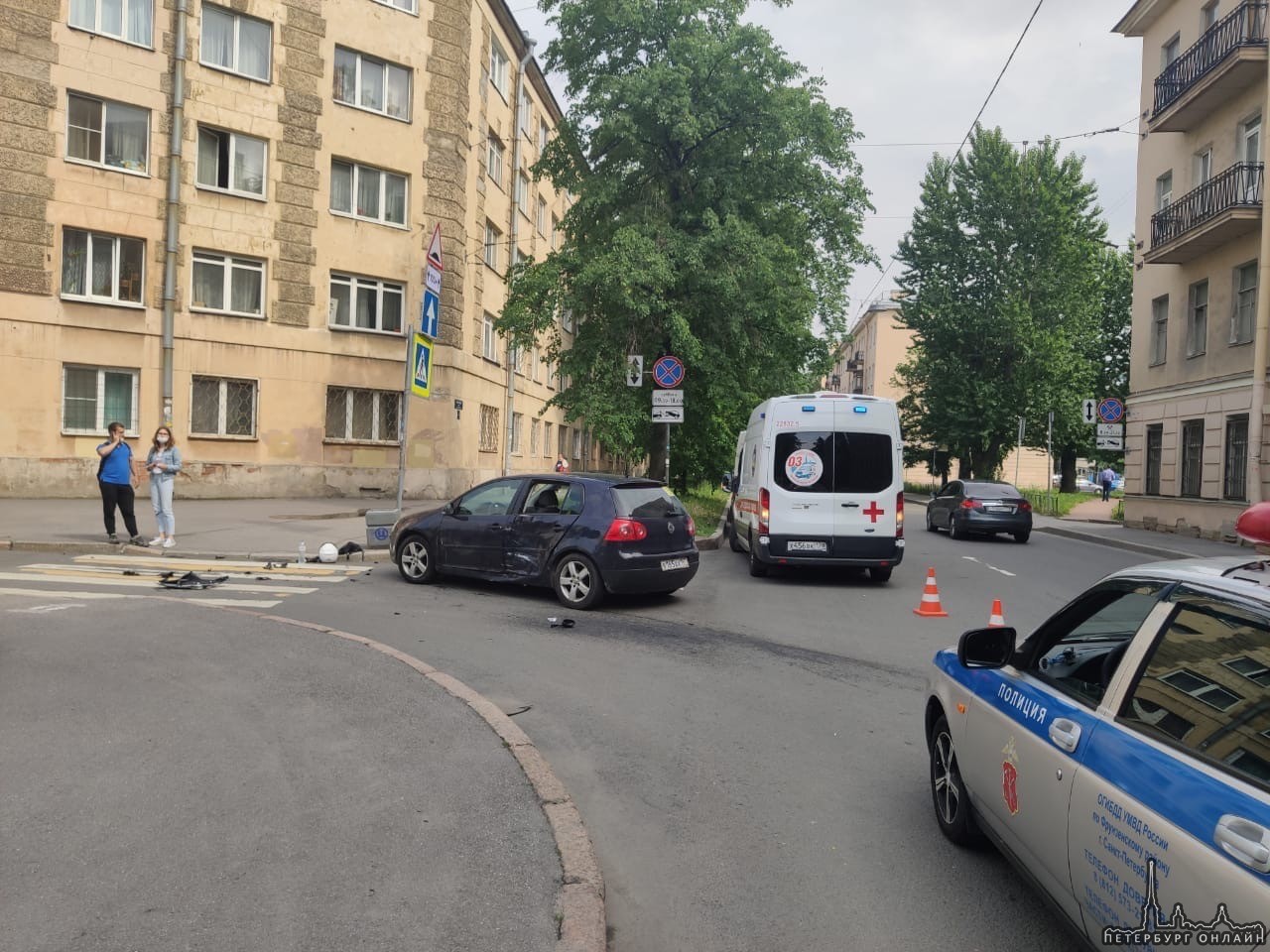 Разыскиваются свидетели ДТП, произошедшего 10 июня в 15:00, на перекрёстке ул. Растанной и Воронежск...