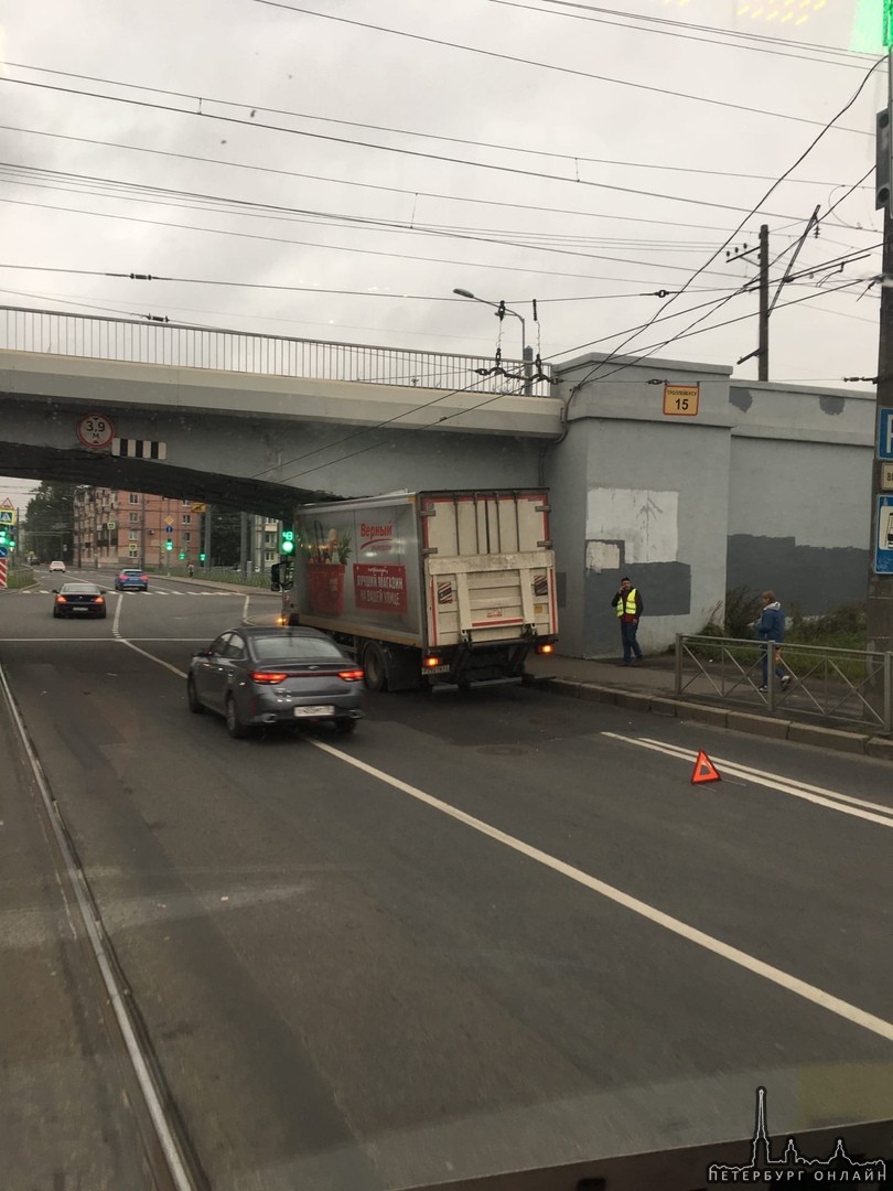 Маленько не прошёл под мостом на Гранитной.