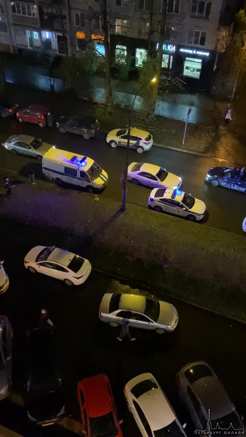 СтопХам снимает очередное видео на Пулковской у дома 10к1 , вся полиция района съехалась туда
