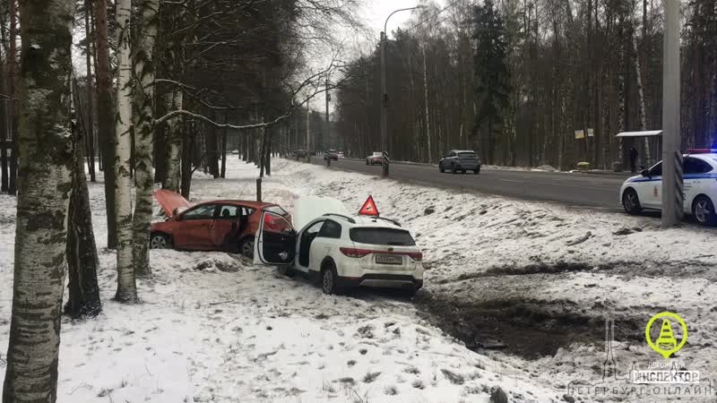 5 января на Приморском шоссе 4к.1, напротив отеля «Ольгино», столкнулись Киа и Hyundai В результате ...
