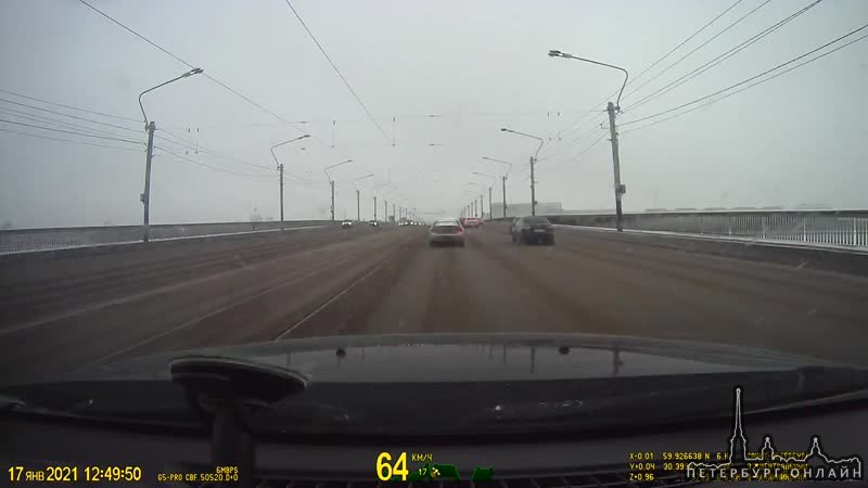 ДТП на мосту Александра Невского